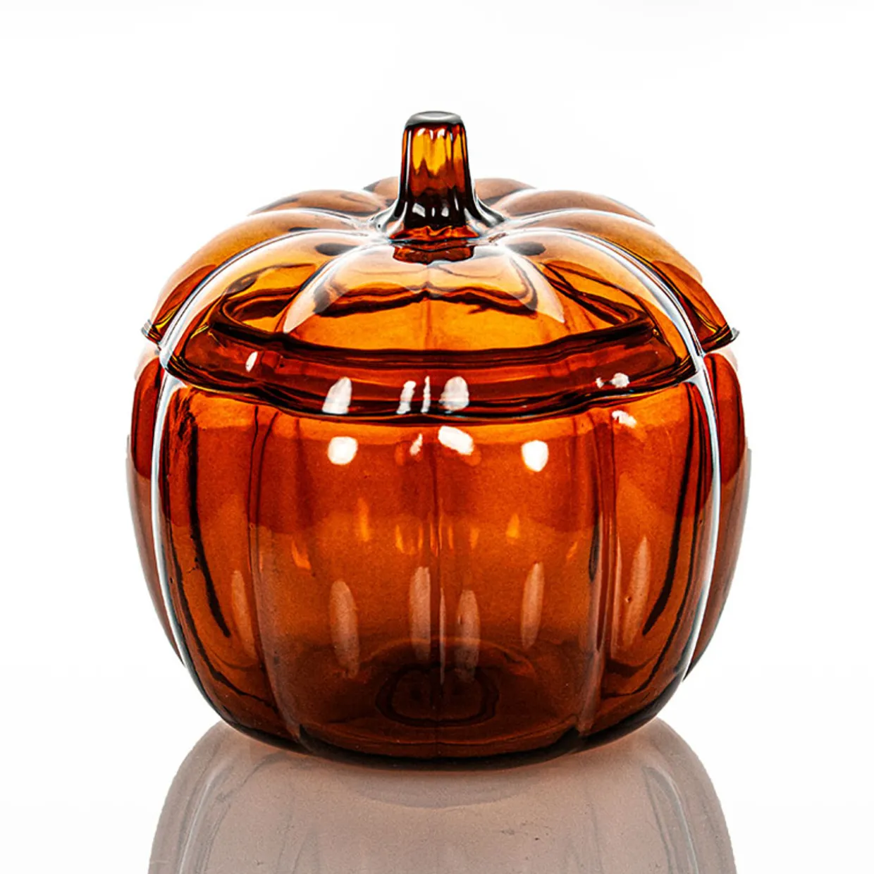 70 Oz. Orange Anchor Pumpkin Jar With Lid