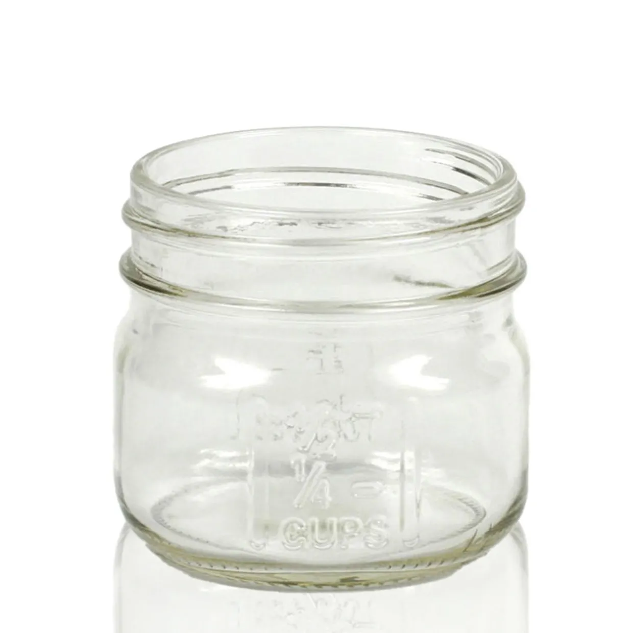 4 Oz. Squat Mason Jar | 12 Pack