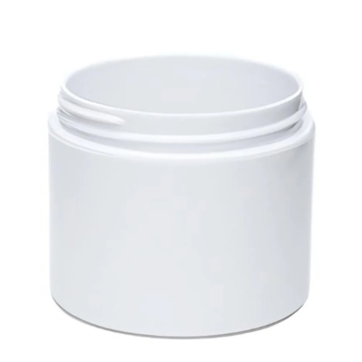 4 Oz White Double Wall Jar Straight Base 70-400 | 36 Pack
