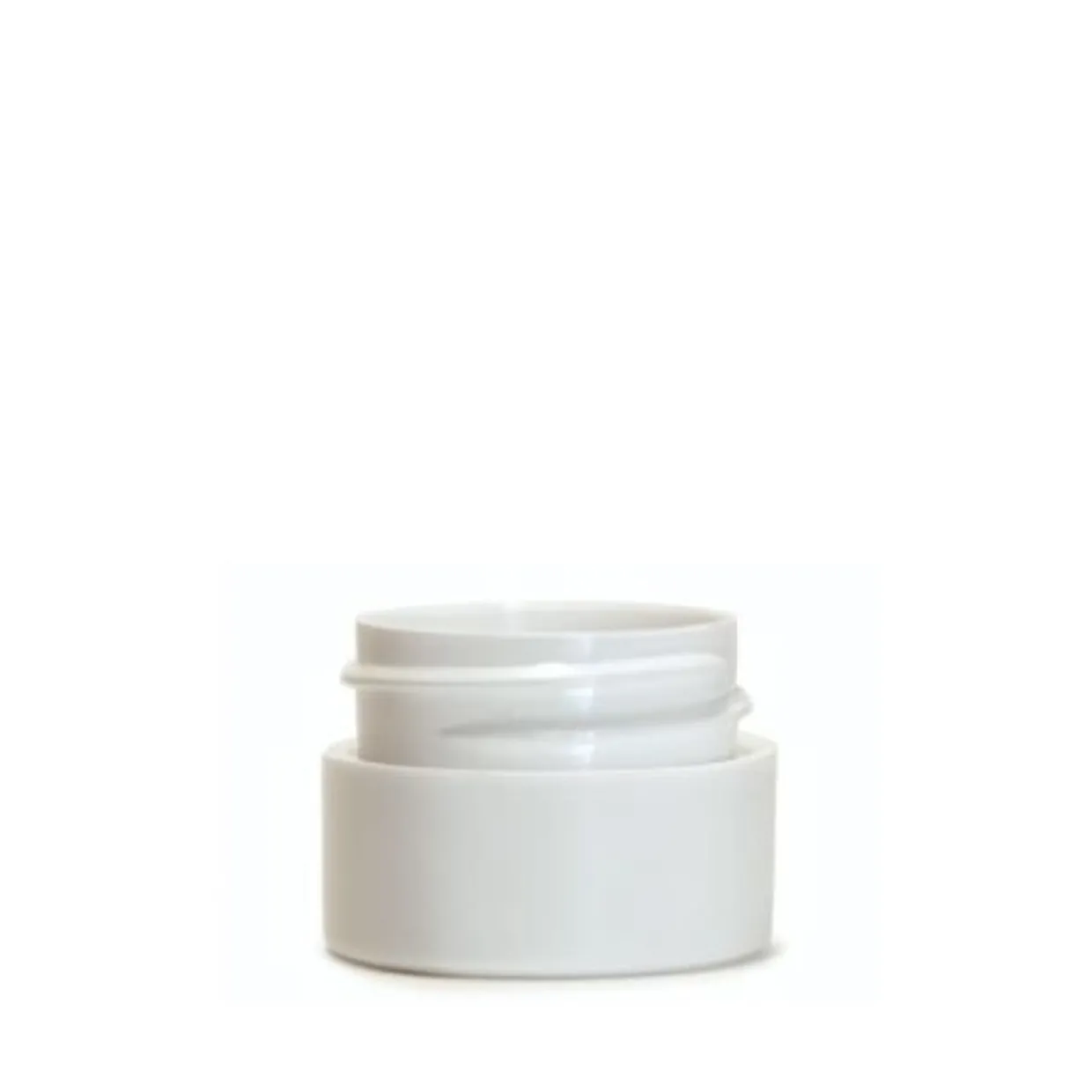 1/4 Oz White Double Wall Jar Straight Base 33-400 | 36 Pack