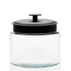 2 Quart Anchor Mini Montana Jar With Black Metal Cover | 2 Pack