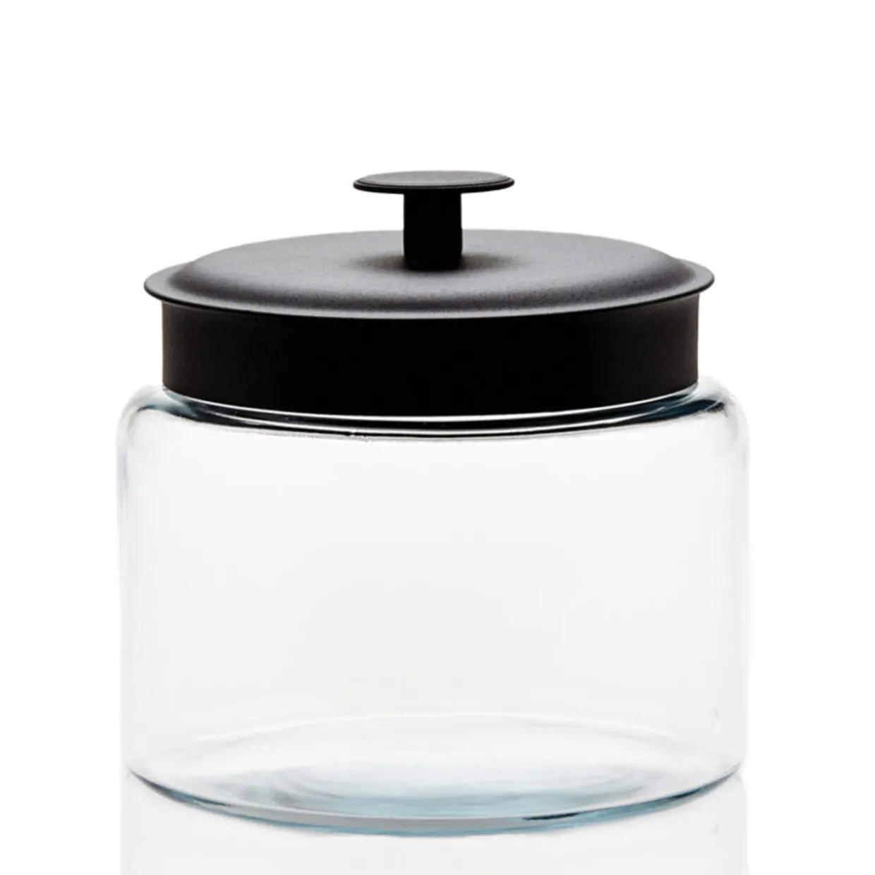 2 Quart Anchor Mini Montana Jar With Black Metal Cover | 2 Pack