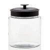 3 Quart Anchor Mini Montana Jar With Black Metal Cover | 2 Pack