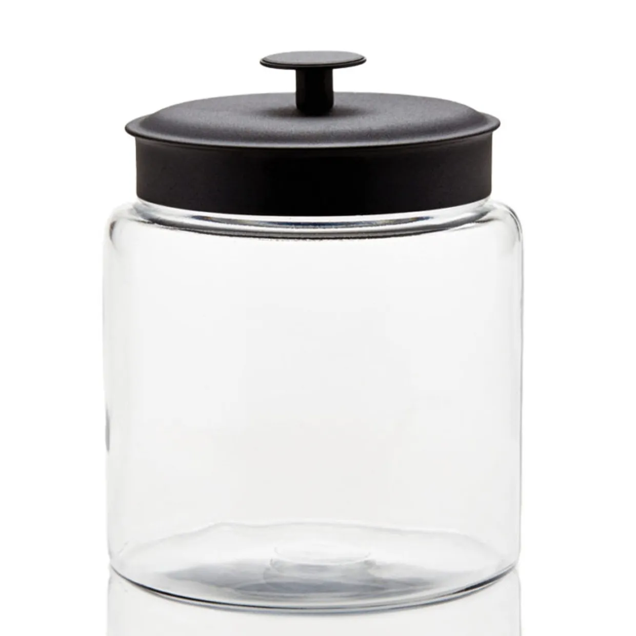3 Quart Anchor Mini Montana Jar With Black Metal Cover | 2 Pack