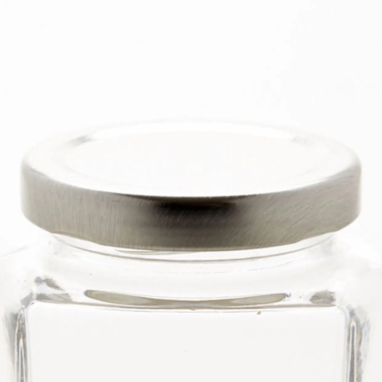 Silver 58mm Twist Off Lid | 12 Pack
