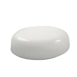 White 89-400 Dome Cap With Liner | 36 Pack