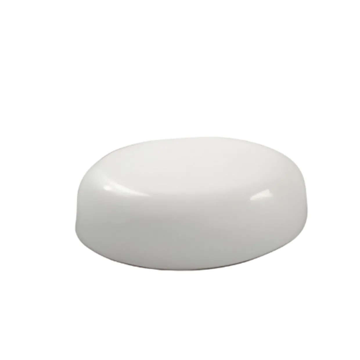White 70-400 Dome Cap With Liner | 36 Pack
