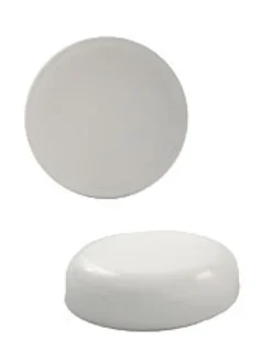 White 70-400 Dome Cap With Liner | 36 Pack