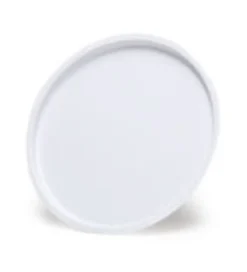White PET Jar Dust Cover 58-400 | 36 Pack