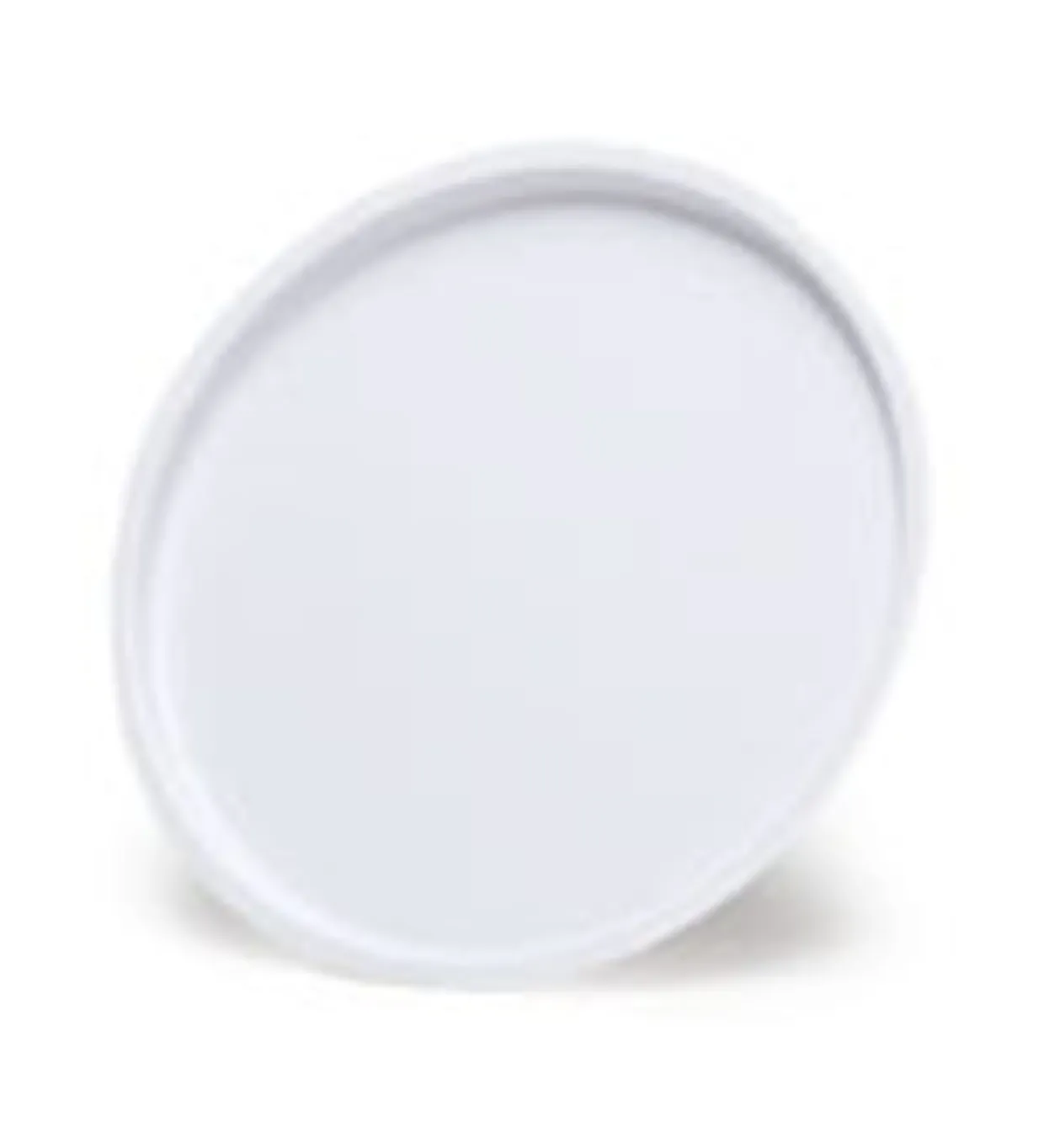 White PET Jar Dust Cover 58-400 | 36 Pack