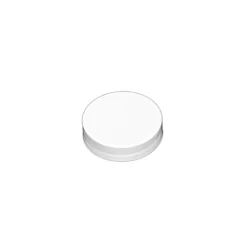 White 43-400 Smooth Sided Cap With Liner | 36 Pack