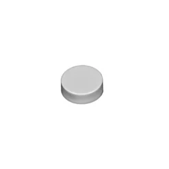 White 33-400 Smooth Sided Cap With Liner | 36 Pack