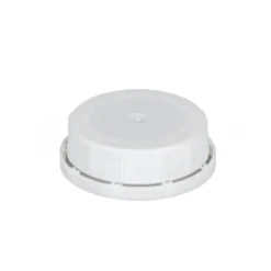 White 38-400 Tamper Evident Ratchet Cap Unlined | 12 Pack