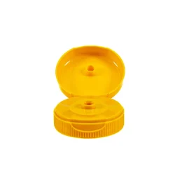 Yellow 38-400 Flip Top Closure With Liner | 12 Pack
