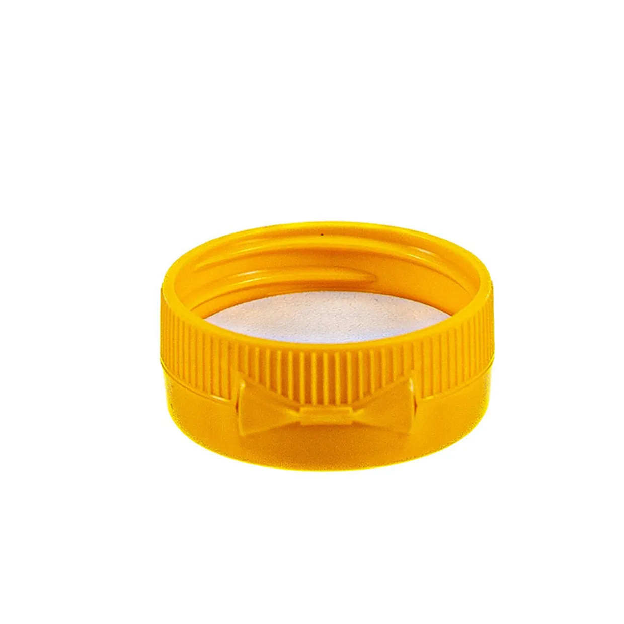 Yellow 38-400 Flip Top Closure With Liner | 12 Pack